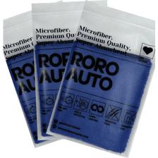 Roro Auto Fuji 3'lü Mikrofiber Araç Kurulama ve Oto Temizlik Bezi  40X40 440 Gsm Mavi