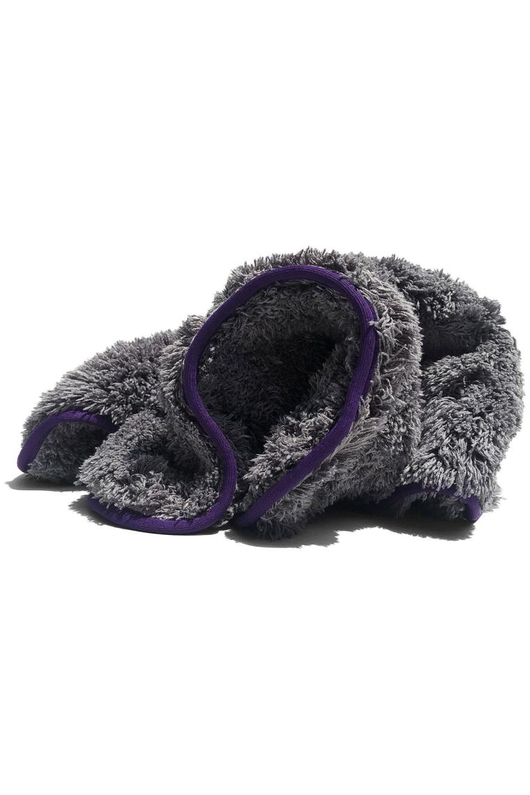 Smartbee Babba Çift Kat Mikrofiber Oto Kurulama Havlusu 50×70 1300GSM – Koyu Gri