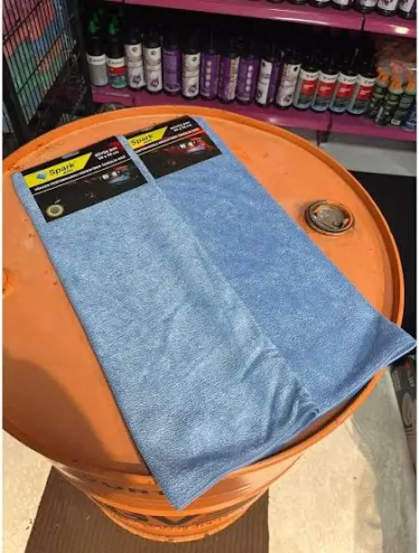 Btm Otomotiv Spark 2311 Mikrofiber Oto Kurulama Ve Cam Temizlik Bezi 50 x 70 Cm Mavi