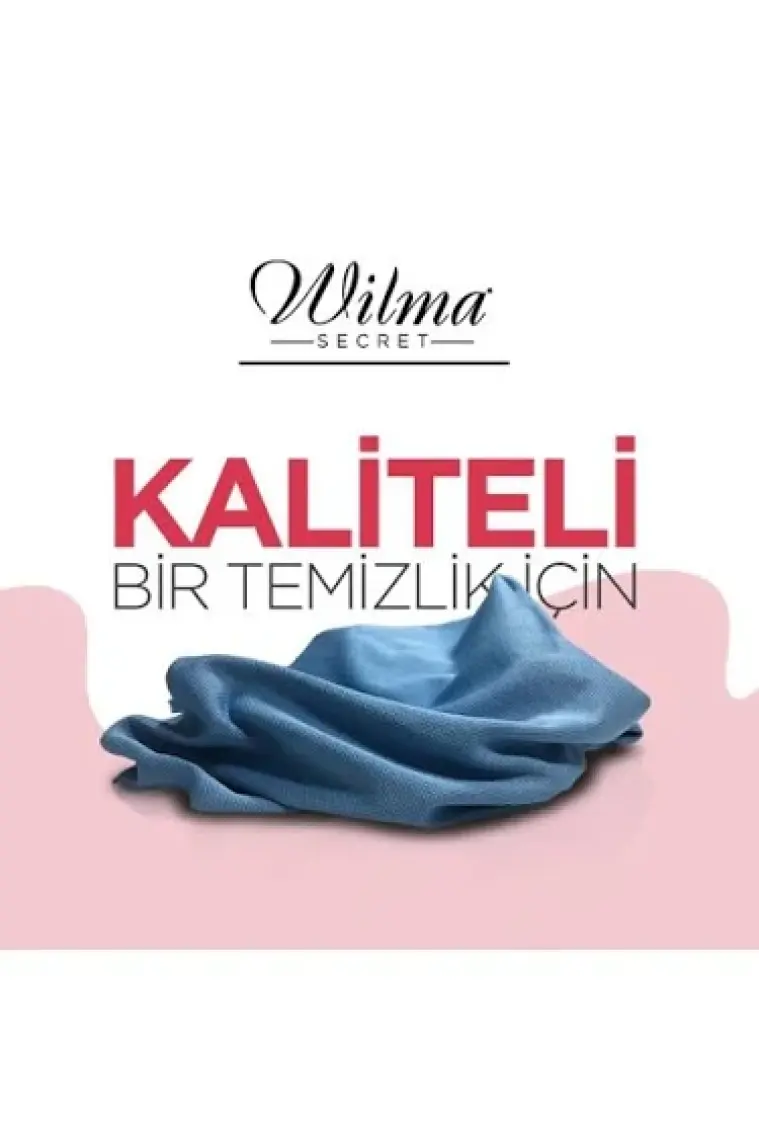Wilma Secret Çok Amaçlı 4'lü Mikrofiber Temizlik Bezi