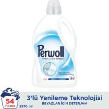 Perwoll Geliştirilmiş Beyaz Sıvı Çamaşır Detarjanı 2970 ml