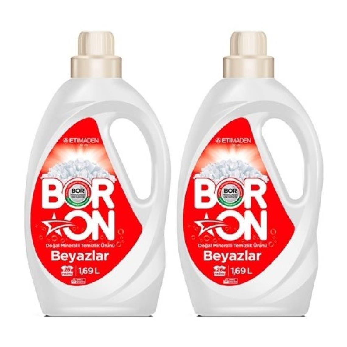 Boron Doğal Mineralli Sıvı Temizlik Ürünü 1,69 Lt Beyazlar 2 Adet