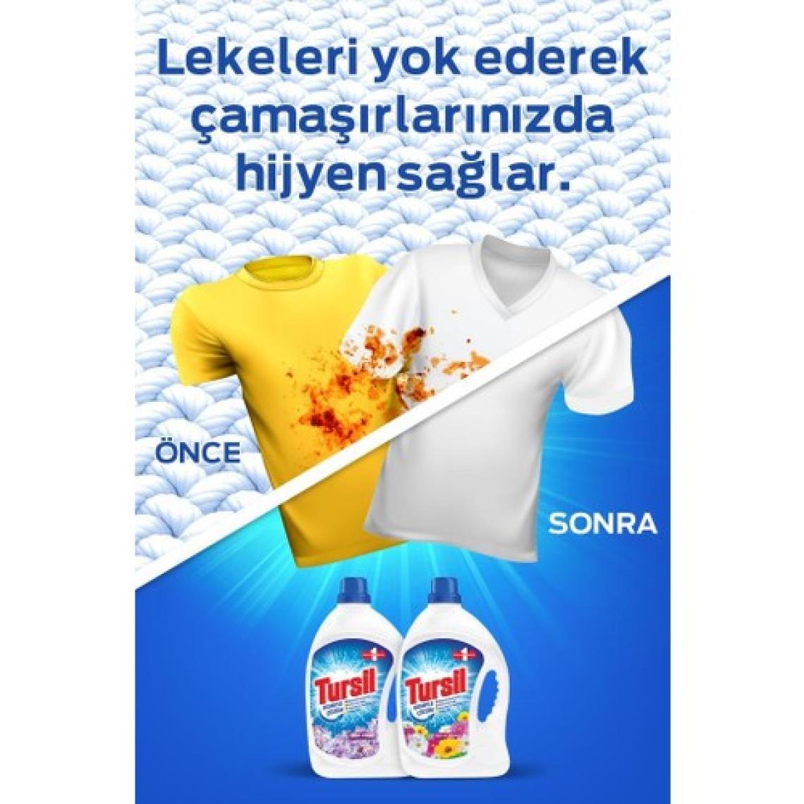 Tursil Leylak Bahçesi 33 Yıkama Jel Deterjan x 2 adet + Vernel Max Naturals Şakayık & Beyaz Çay 1440 ml (60 yıkama)