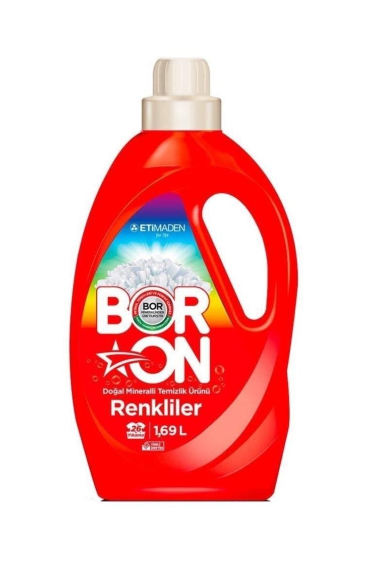 Boron Doğal Renkler Renkliler İçin Sıvı Deterjan 26 Yıkama 1.69 lt