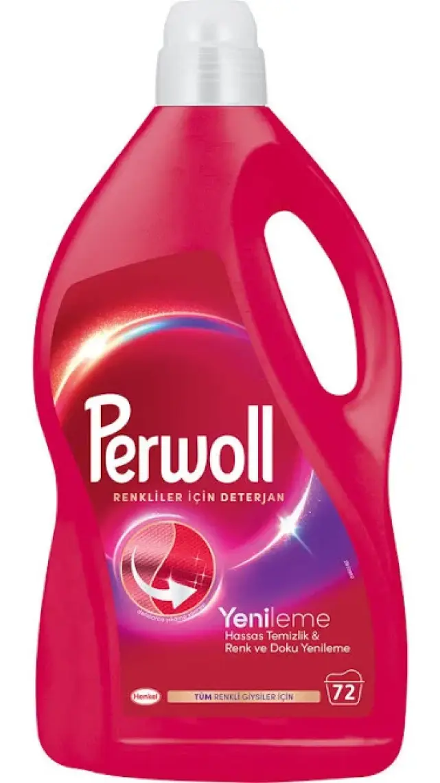 Perwoll Hassas Bakım Sıvı Çamaşır Deterjanı Renkli Yenileme 3960 ml