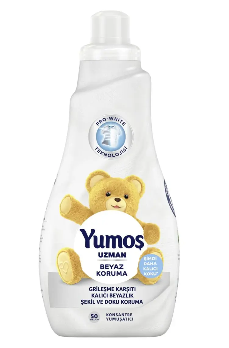 Yumoş Uzman Konsantre Çamaşır Yumuşatıcısı Grileşme Karşıtı 1200 ML