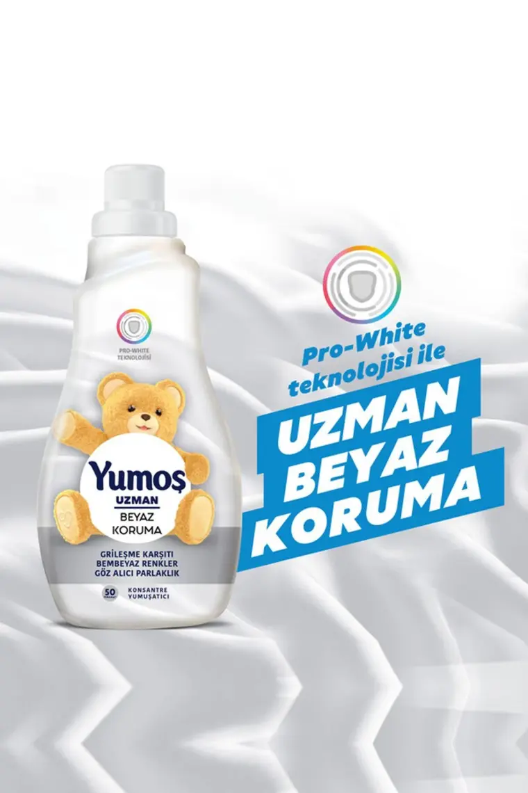 Yumoş Uzman Konsantre Çamaşır Yumuşatıcısı Grileşme Karşıtı 1200 ML