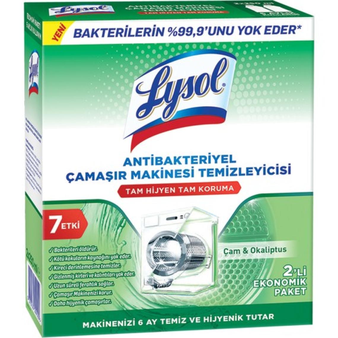 Lysol Çamaşır Makinesi Temizleyici 2X250 ml
