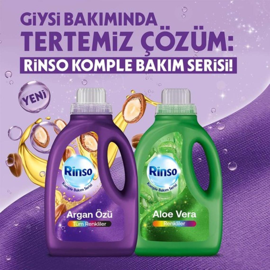 Rinso Sıvı Çamaşır Deterjanı Komple Bakım Serisi Aloe Vera Renkliler Için 1.5 L