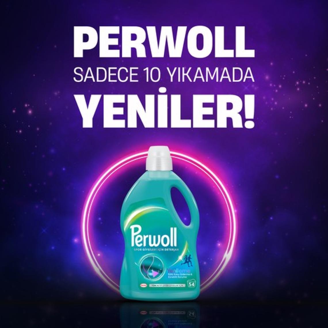 Perwoll Spor Giysiler İçin Hassas Sıvı Bakım Deterjanı 2.97L (54 Yıkama)