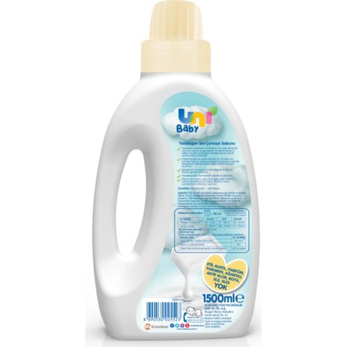 Uni Baby Yenidoğan 1500 ml Sıvı Çamaşır Sabunu