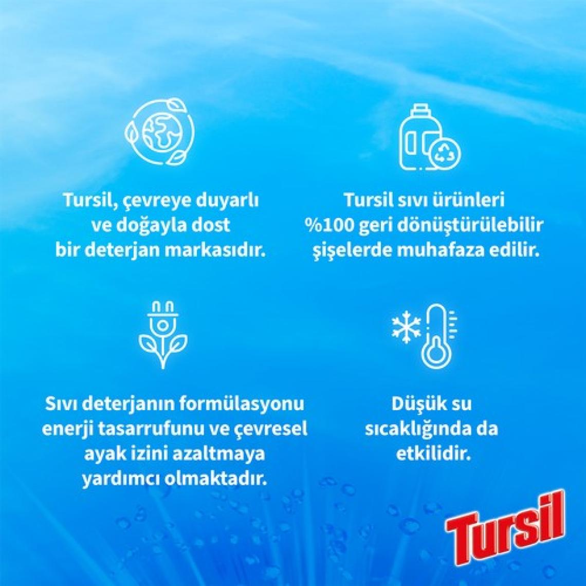 Tursil Matik Power Jel Sıvı Çamaşır Deterjanı Leylak Bahçesi 33 Yıkama