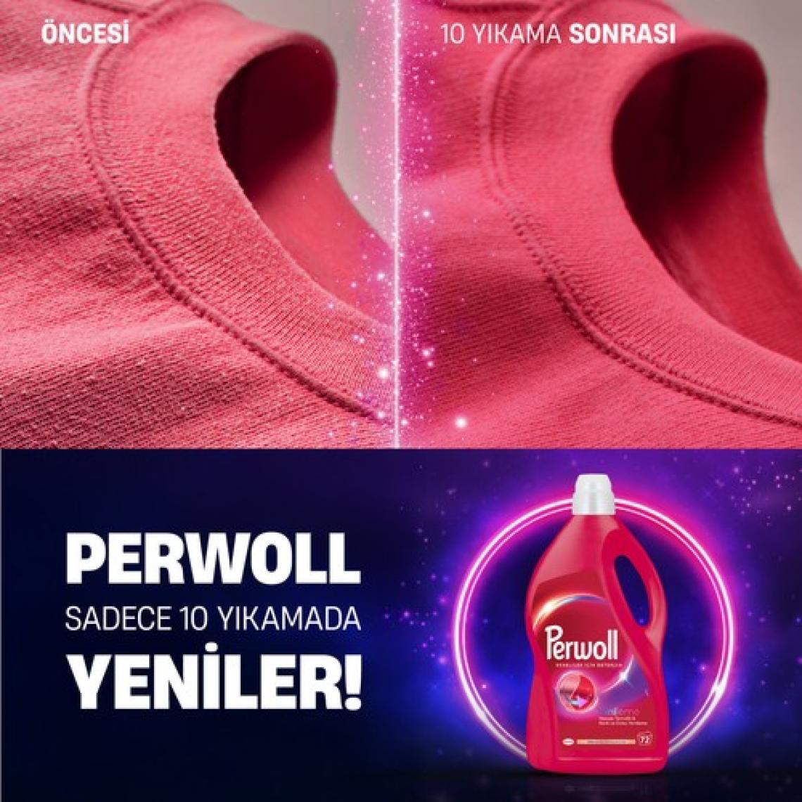 Perwoll Renkli Hassas Sıvı Bakım Deterjanı 3.96L (72 Yıkama)