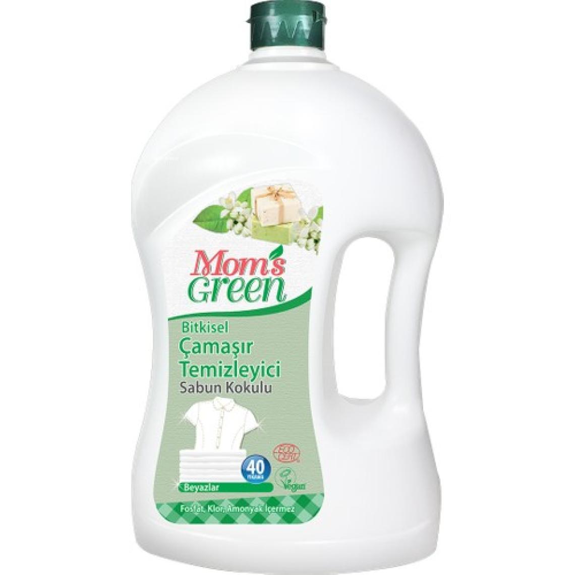 Mom's Green Bitkisel Çamaşır Deterjanı 40 Yıkama Sabun Kokulu