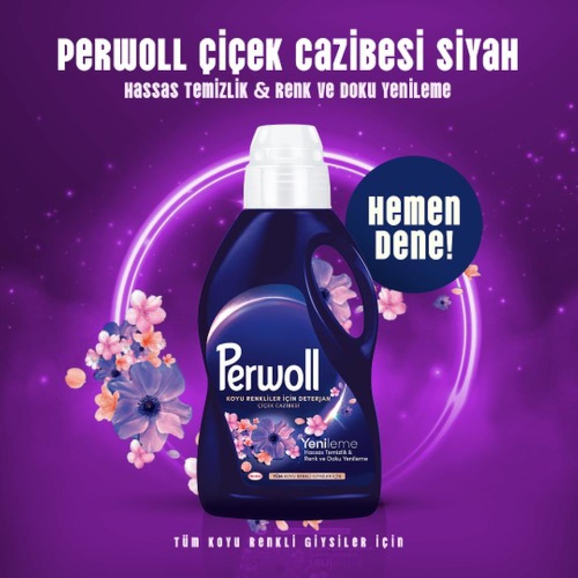 Perwoll Çiçek Cazibesi Koyu Renkler 2750 ml