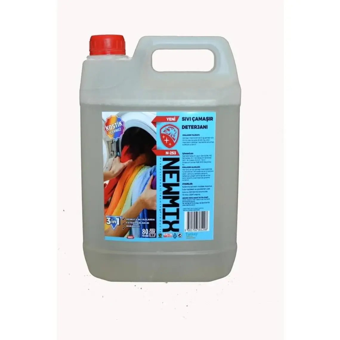 Newmix Sıvı Çamaşır Deterjanı-5 kg