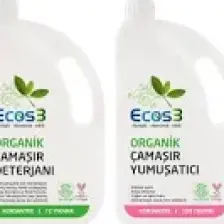 Ecos3 Organik Çamaşır Yıkama Seti (2 X 2,5 Lt)