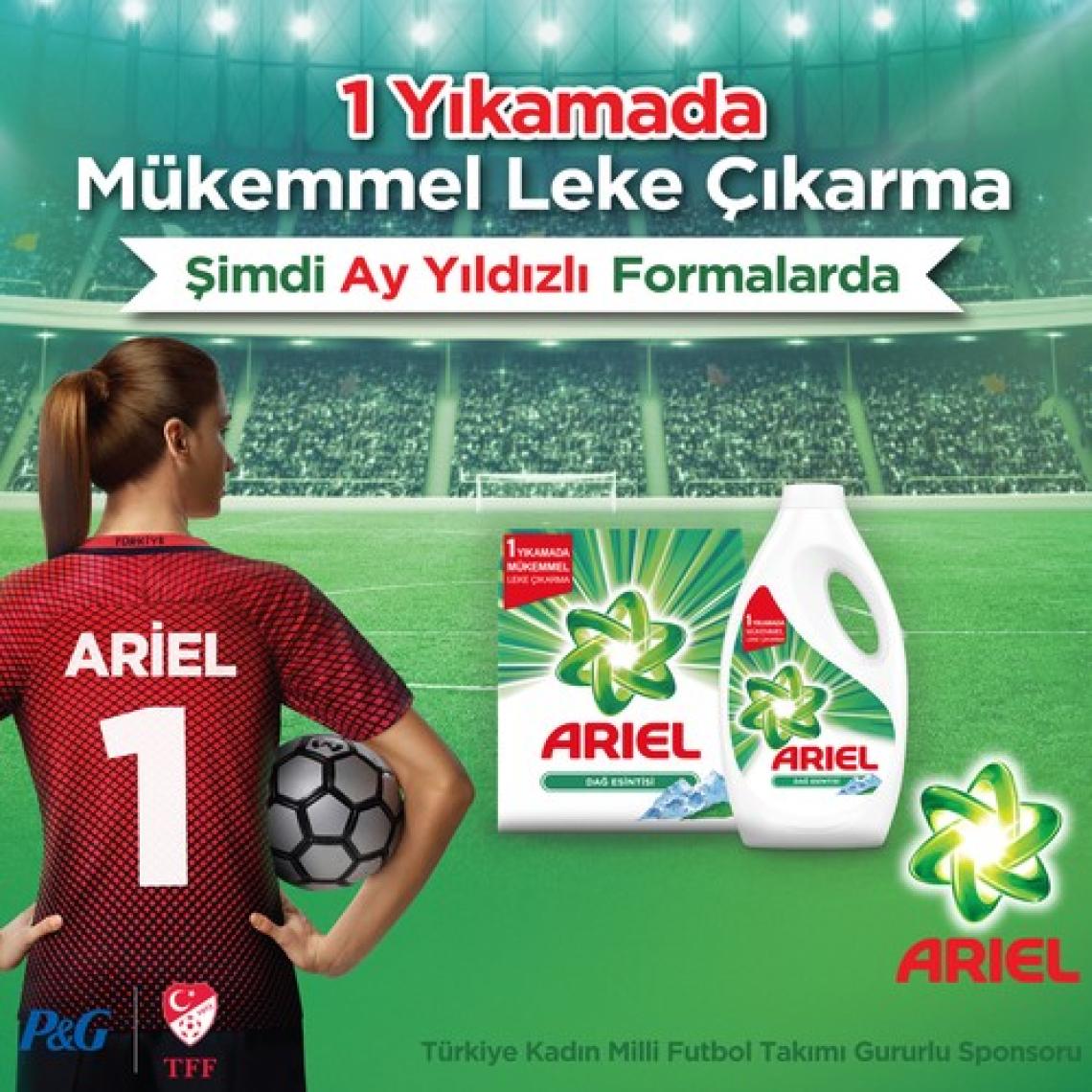 Ariel Sıvı Çamaşır Deterjanı Parlak Renkler 33 Yıkama 4'lü Paket
