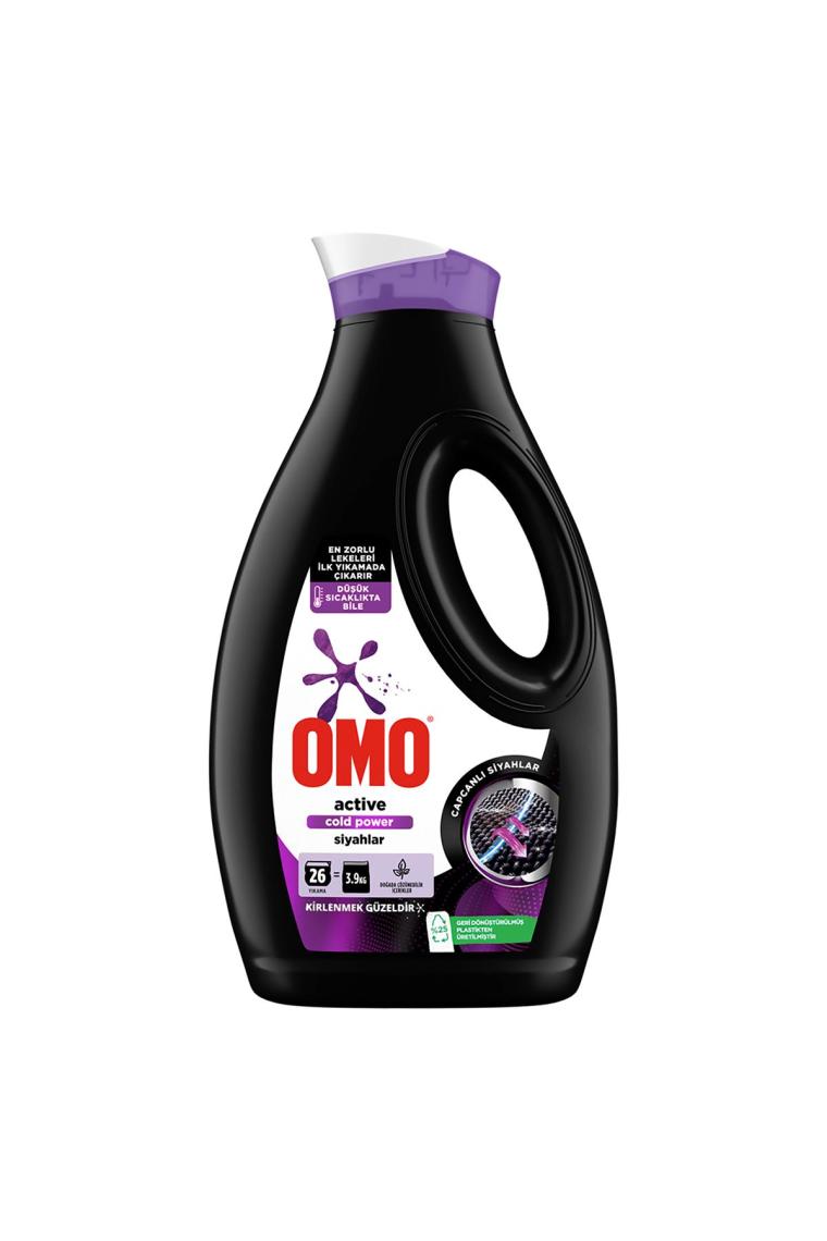 Omo Active Cold Power Siyahlar için Sıvı Deterjan 1.69 lt