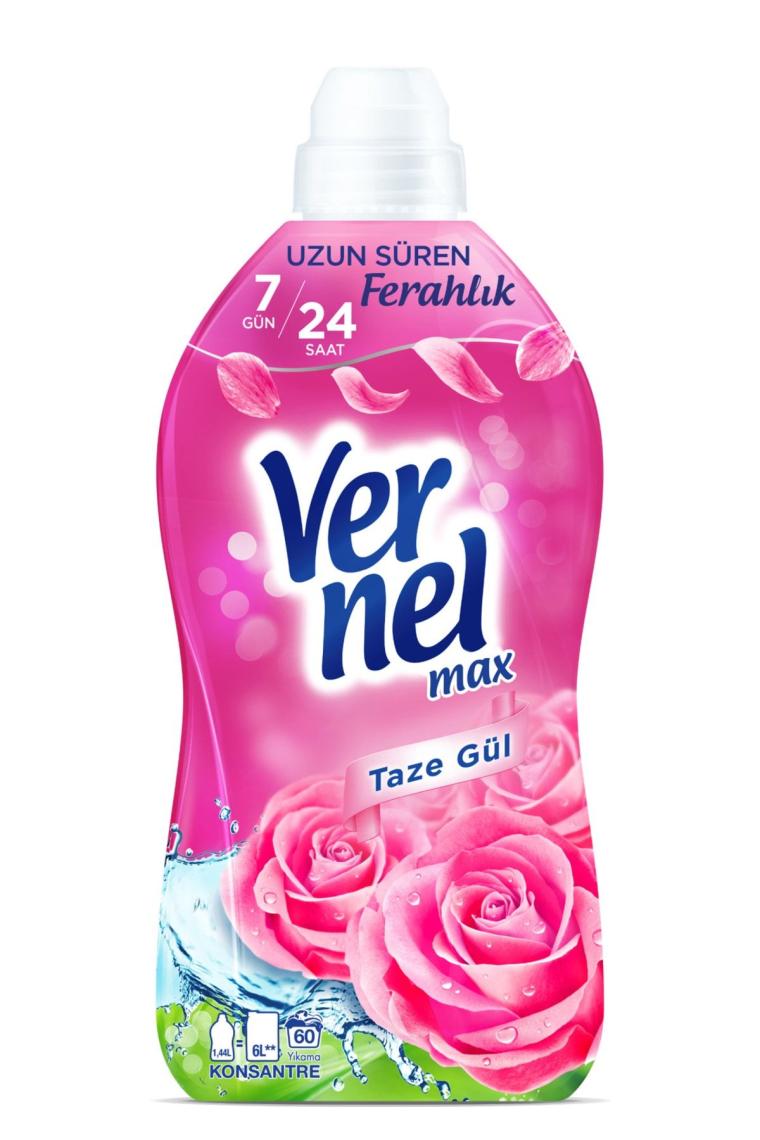 Max Konsantre Çamaşır Yumuşatıcısı 3 x 1440ml (180 Yıkama) Taze Gül + Şakayık + Hindistan Cevizi