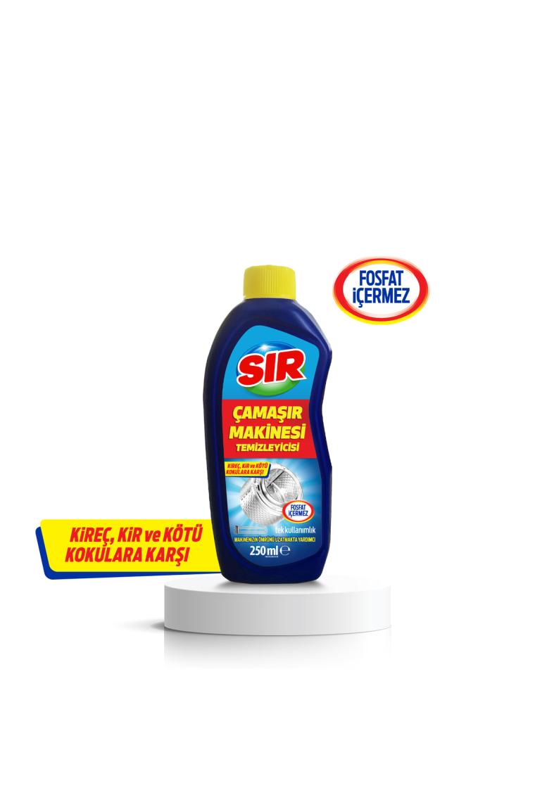 Sır Çamaşır Makinesi Temizleyici 250 Ml. 2'li