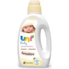 Uni Baby Sensitive Bebek Çamaşır Deterjanı 1500 ml + Bebek Çamaşır Yumuşatıcısı 1500 ml