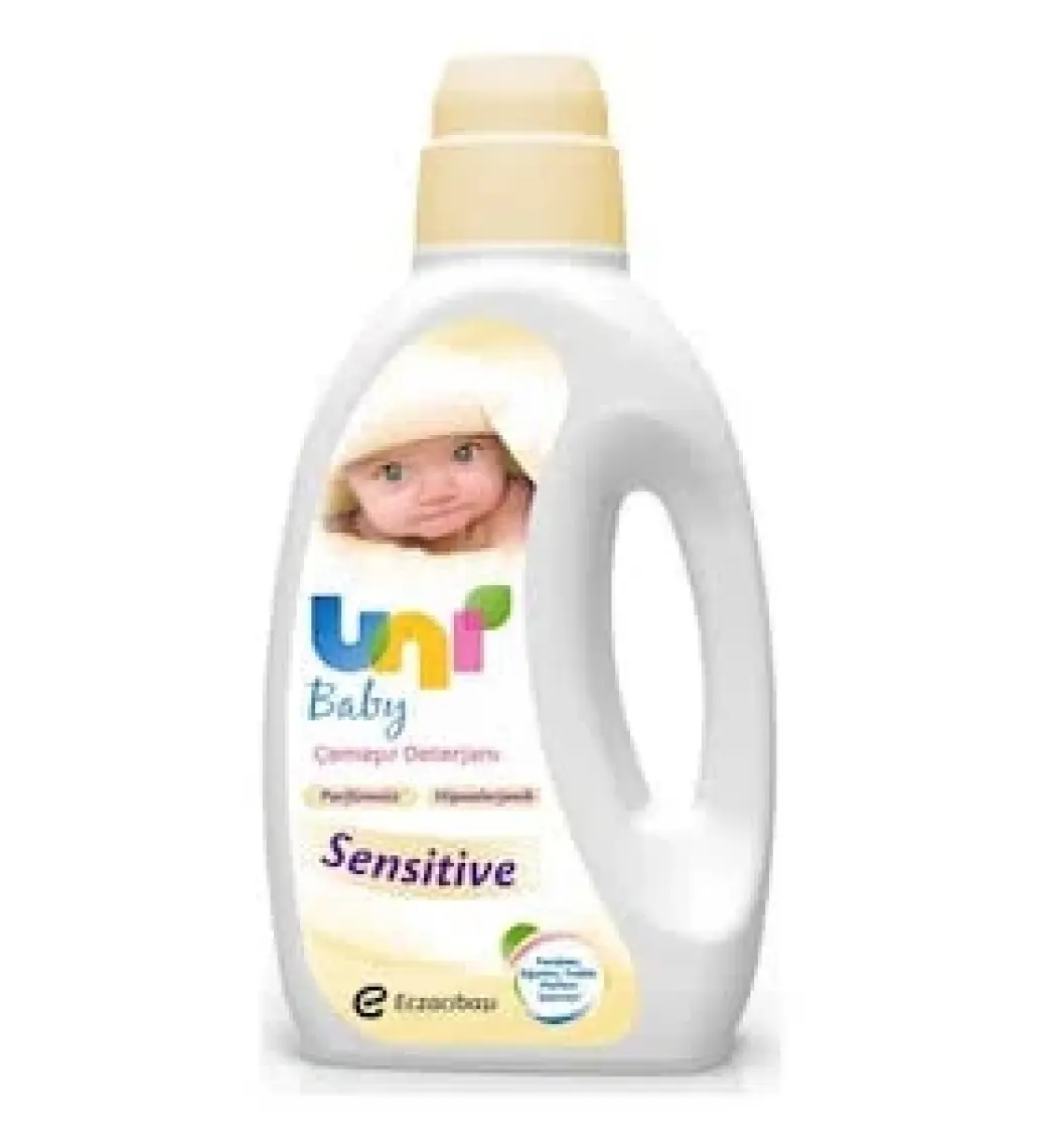 Uni Baby Sensitive Bebek Çamaşır Deterjanı 1500 ml + Bebek Çamaşır Yumuşatıcısı 1500 ml