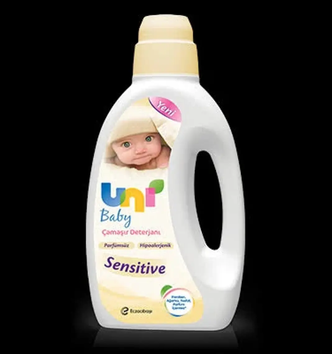 Uni Baby Sensitive Bebek Çamaşır Deterjanı 1500 ml + Bebek Çamaşır Yumuşatıcısı 1500 ml