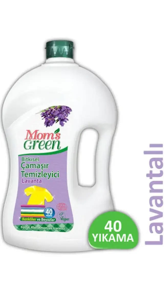 Mom's Green Bitkisel Çamaşır Deterjanı 40 Yıkama Lavanta