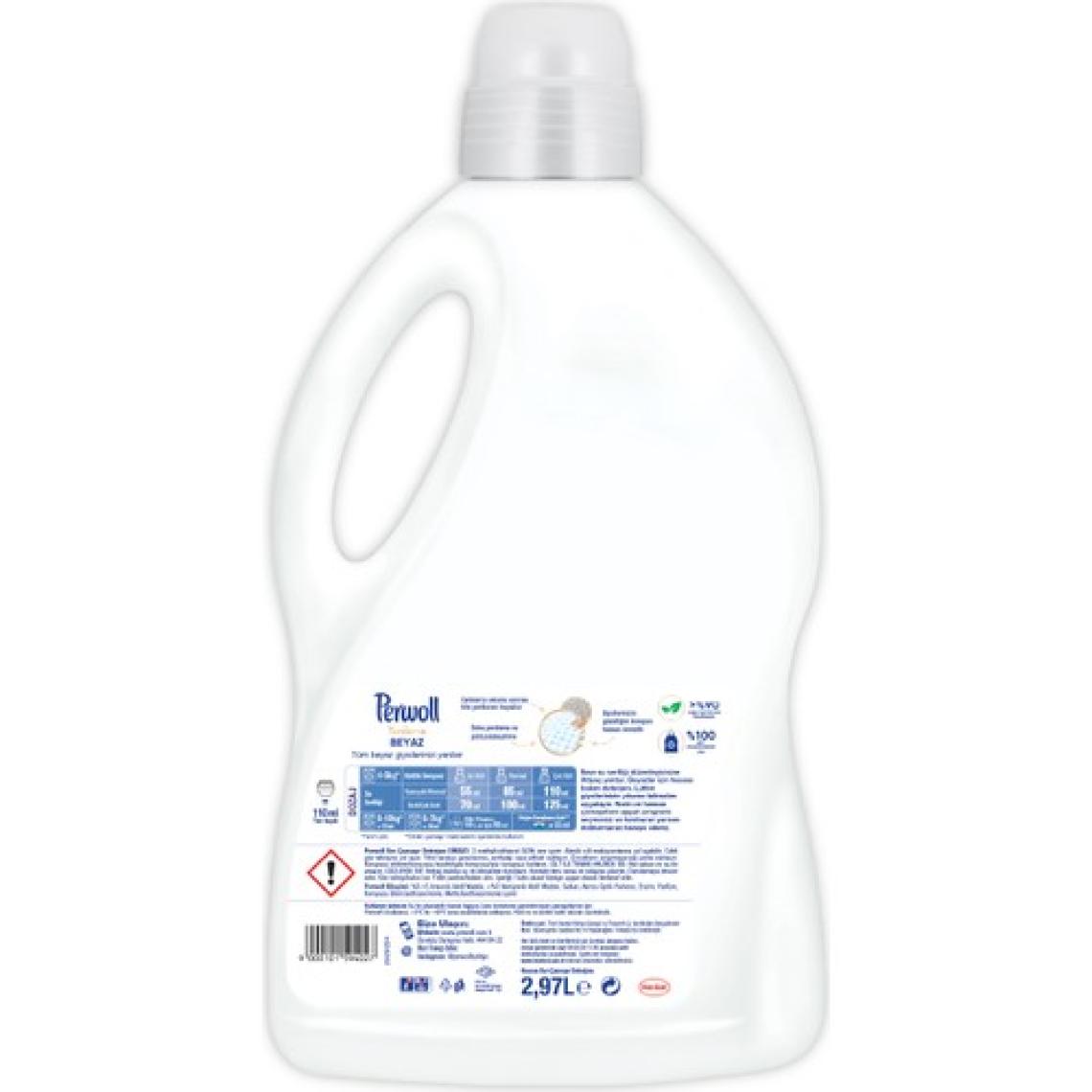 Perwoll Yenileme Beyazlar için Sıvı Detarjan 54 Yıkama 2.97 lt