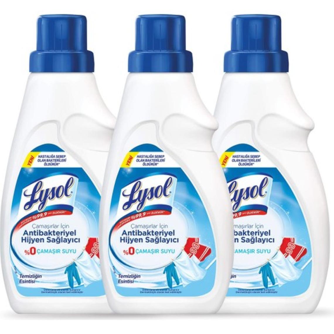 Lysol Çamaşırlar Için Antibakteriyel Hijyen Sağlayıcı 3 x 720 ml