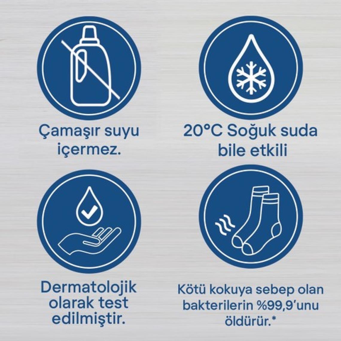 Lysol Çamaşırlar Için Antibakteriyel Hijyen Sağlayıcı 3 x 720 ml