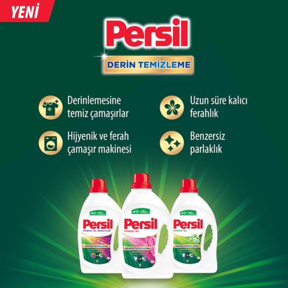 Persil Power Jel Renkliler İçin Derin Temizleme 26 Yıkama 1690 ml