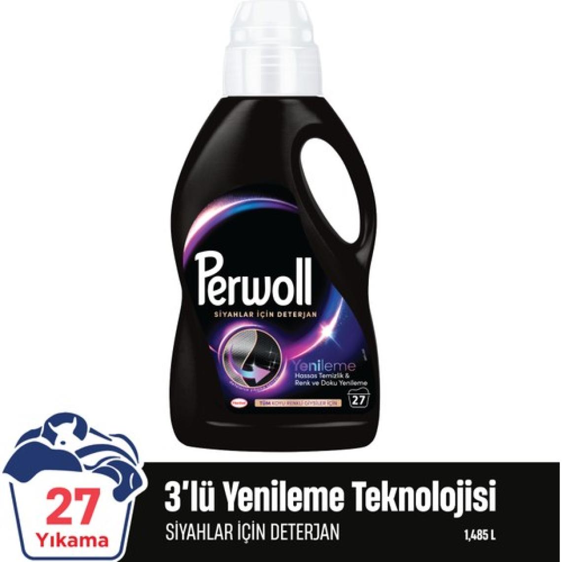 Perwoll Siyah Hassas Sıvı Bakım Çamaşır 1.485L (27 Yıkama)