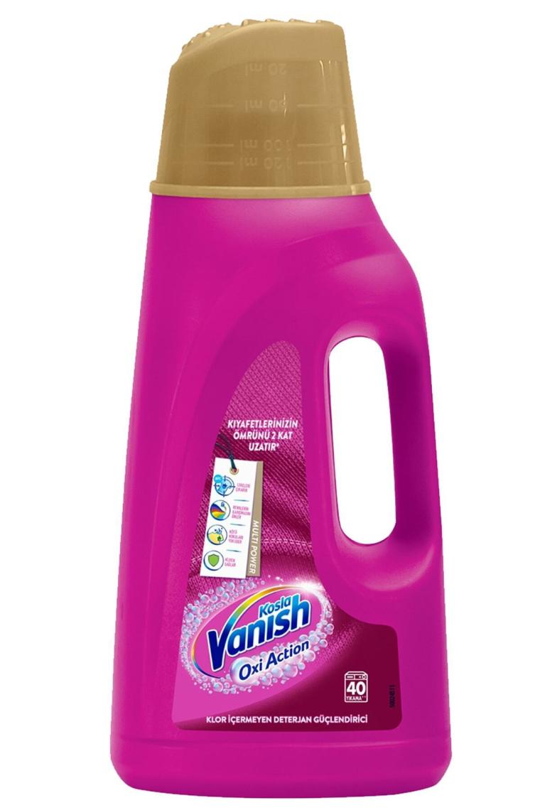 Vanish Kosla Multipower Gold Renkliler için Leke Çıkarıcı ve Deterjan Güçlendirici 2 lt