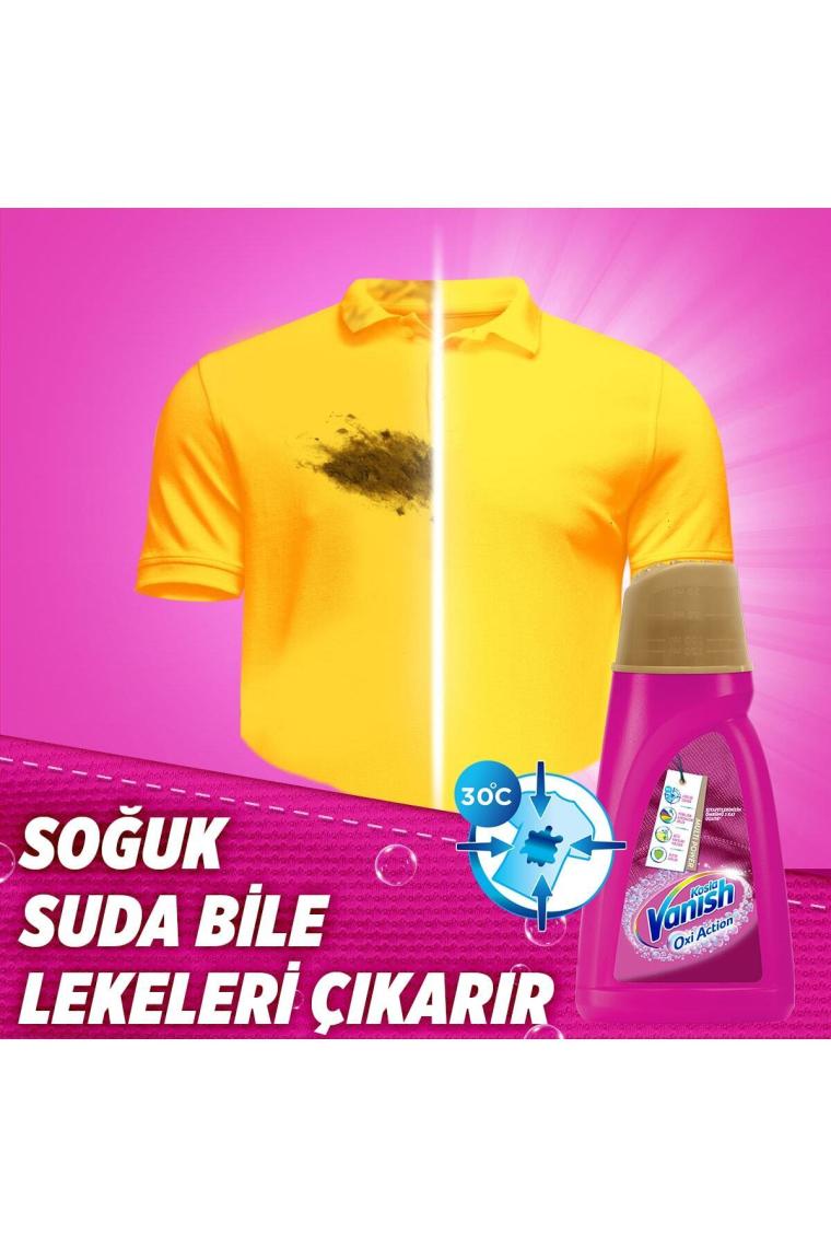 Vanish Kosla Multipower Gold Renkliler için Leke Çıkarıcı ve Deterjan Güçlendirici 2 lt