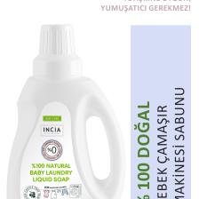 %100 Doğal Bebek Çamaşır Sabunu (Bitkisel Deterjan) Yumuşatıcılı Lavanta 750 ml