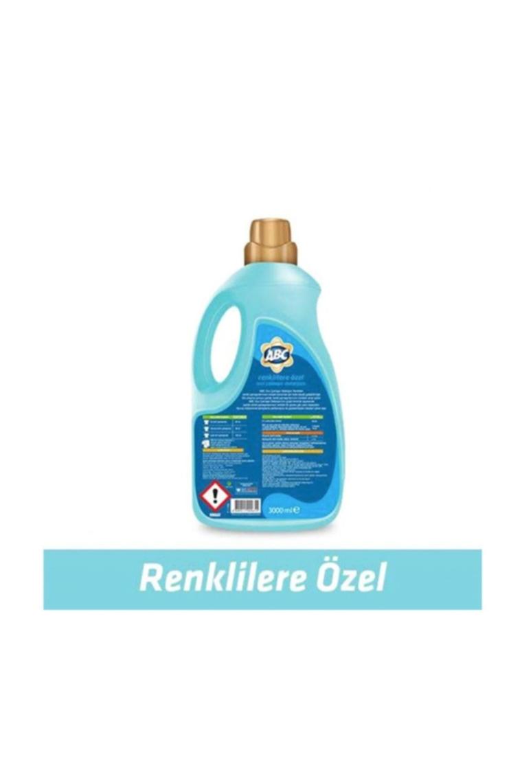 ABC Renklilere Özel Sıvı Deterjan 50 Yıkama 3 lt