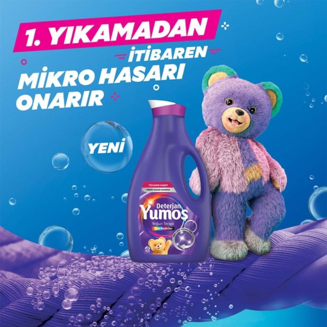 Yumoş Sıvı Deterjan Yoğun Terapi Tüm Renkliler İçin 2520 ml