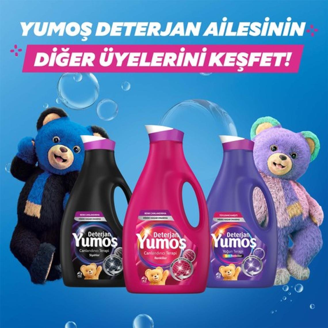Yumoş Sıvı Deterjan Yoğun Terapi Tüm Renkliler İçin 2520 ml