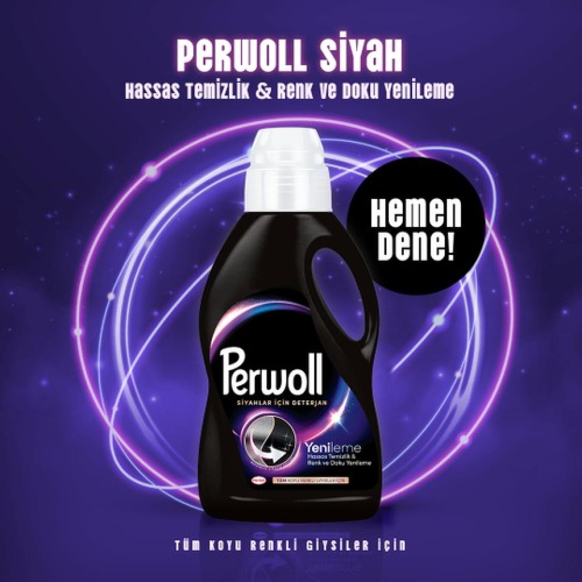 Perwoll Hassas Bakım Sıvı Çamaşır Deterjanı Siyah Yenileme 1500 ml