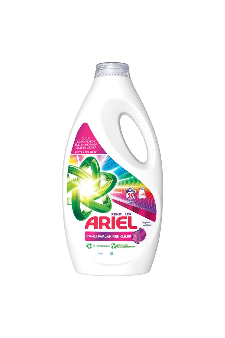 Ariel Canlı Parlak Renkliler Sıvı Deterjan 29 Yıkama 1.595 lt