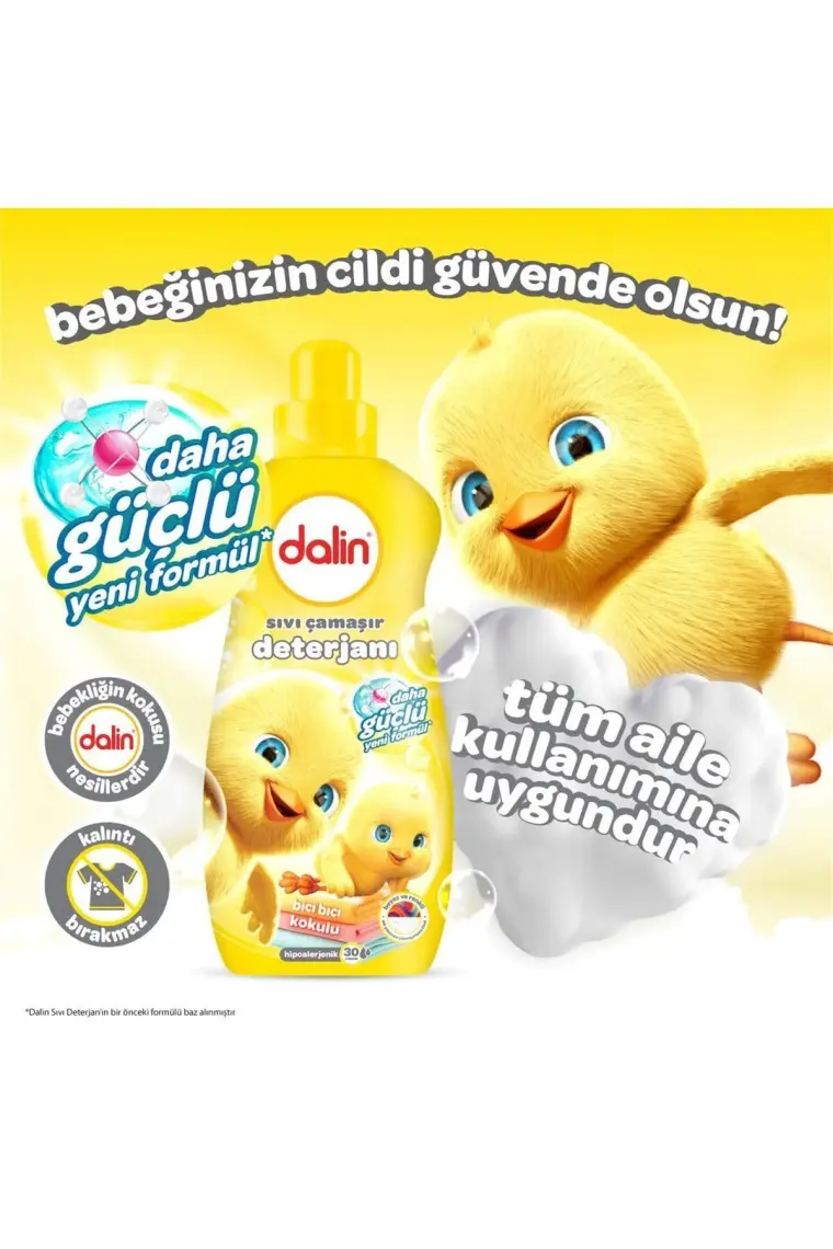 Dalin Sensitive Doğal Sabun Bazlı Sıvı Çamaşır Deterjanı 1500 ml