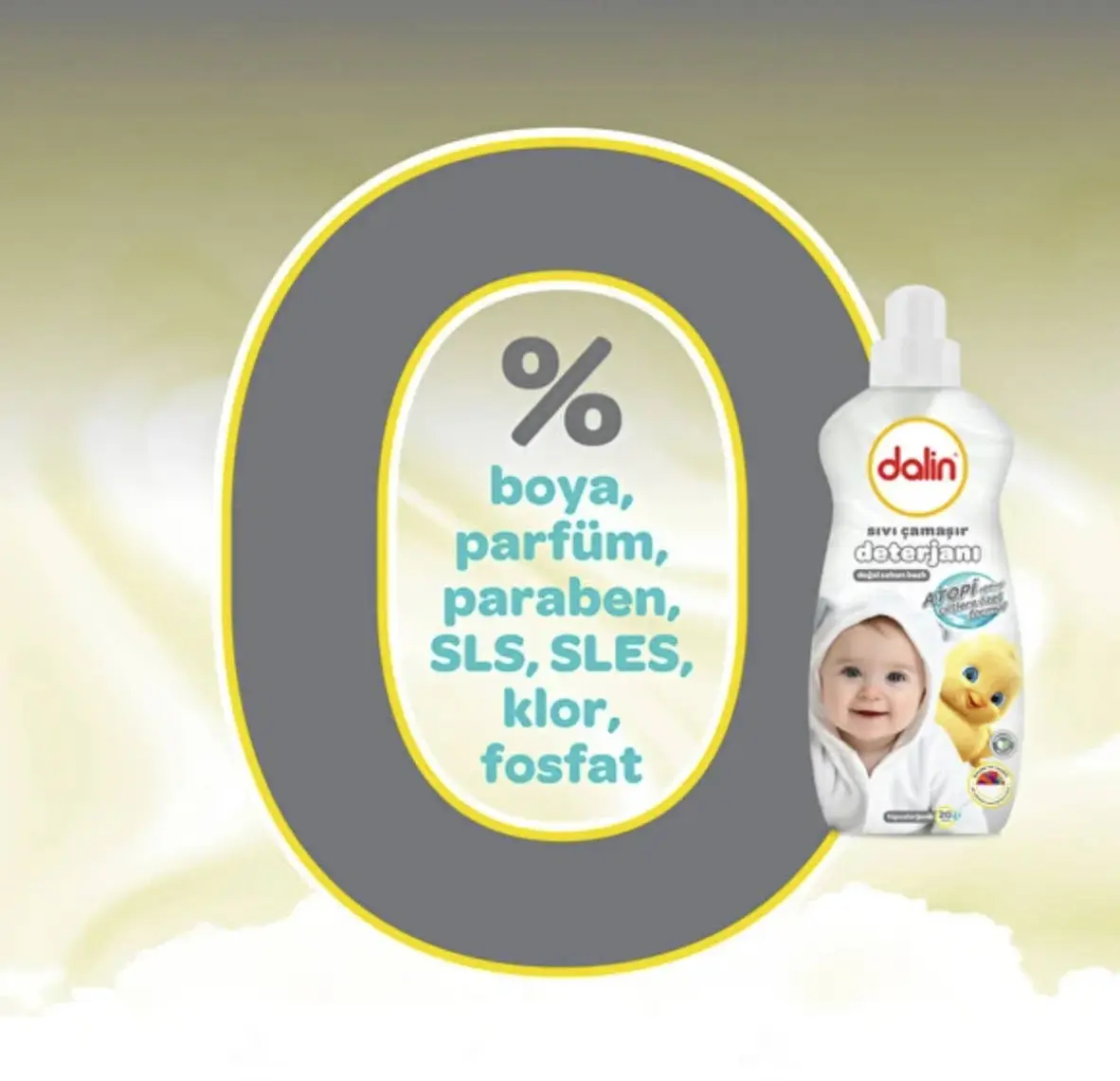 Dalin Sensitive Doğal Sabun Bazlı Sıvı Çamaşır Deterjanı 1500 ml