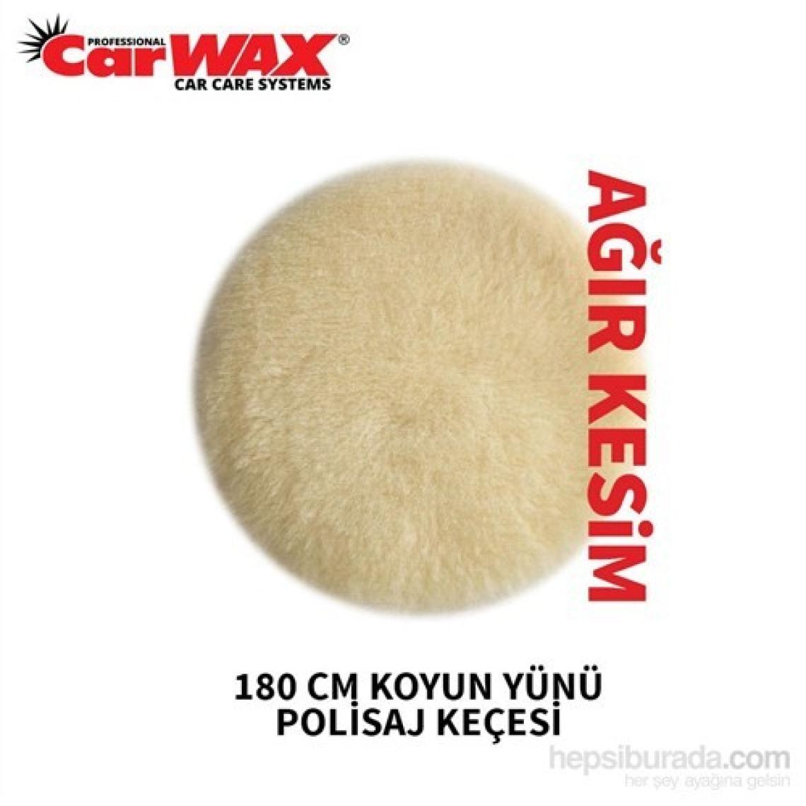 Carwax Koyun Yünü Polisaj Keçesi Sarı 180 Mm