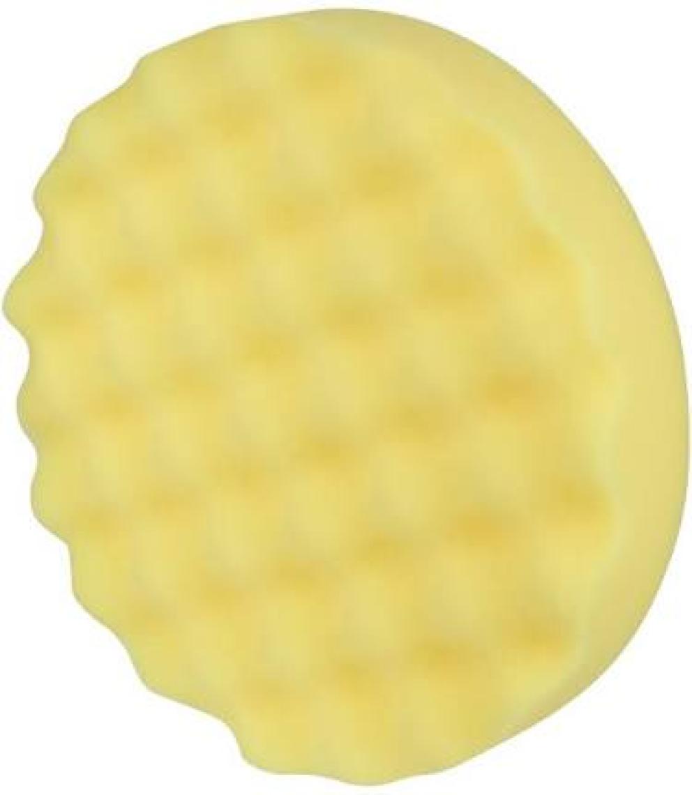 3M™ Hookit Tek Taraflı Sünger Sistemi Adım 2 Sarı İnce Pasta Süngeri 150mm 1adet