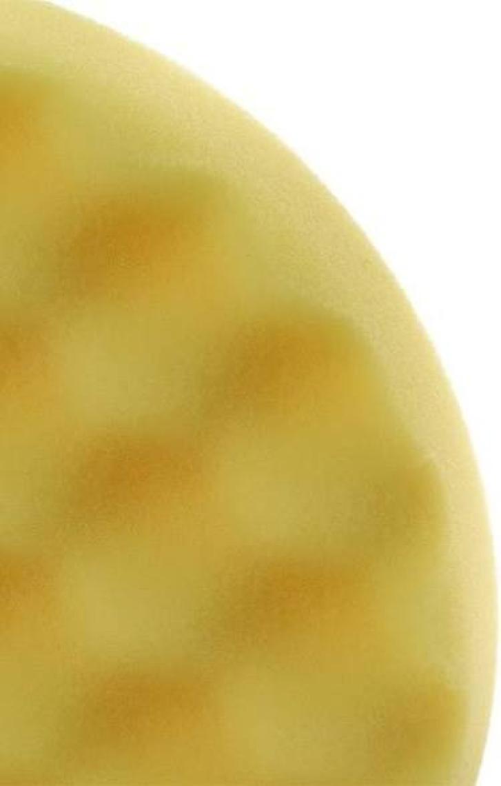 3M™ Hookit Tek Taraflı Sünger Sistemi Adım 2 Sarı İnce Pasta Süngeri 150mm 1adet