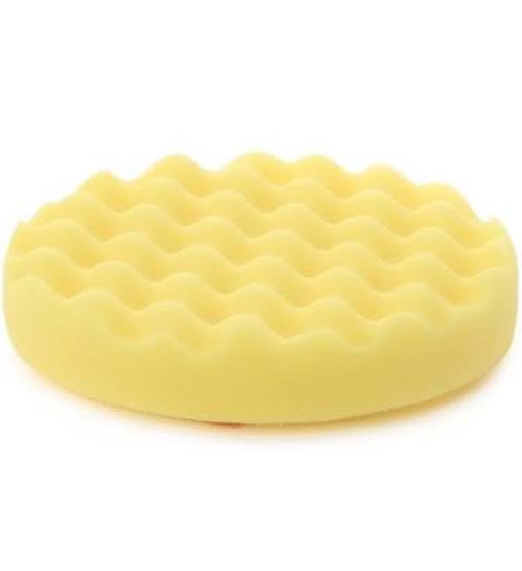 3M™ Hookit Tek Taraflı Sünger Sistemi Adım 2 Sarı İnce Pasta Süngeri 150mm 1adet