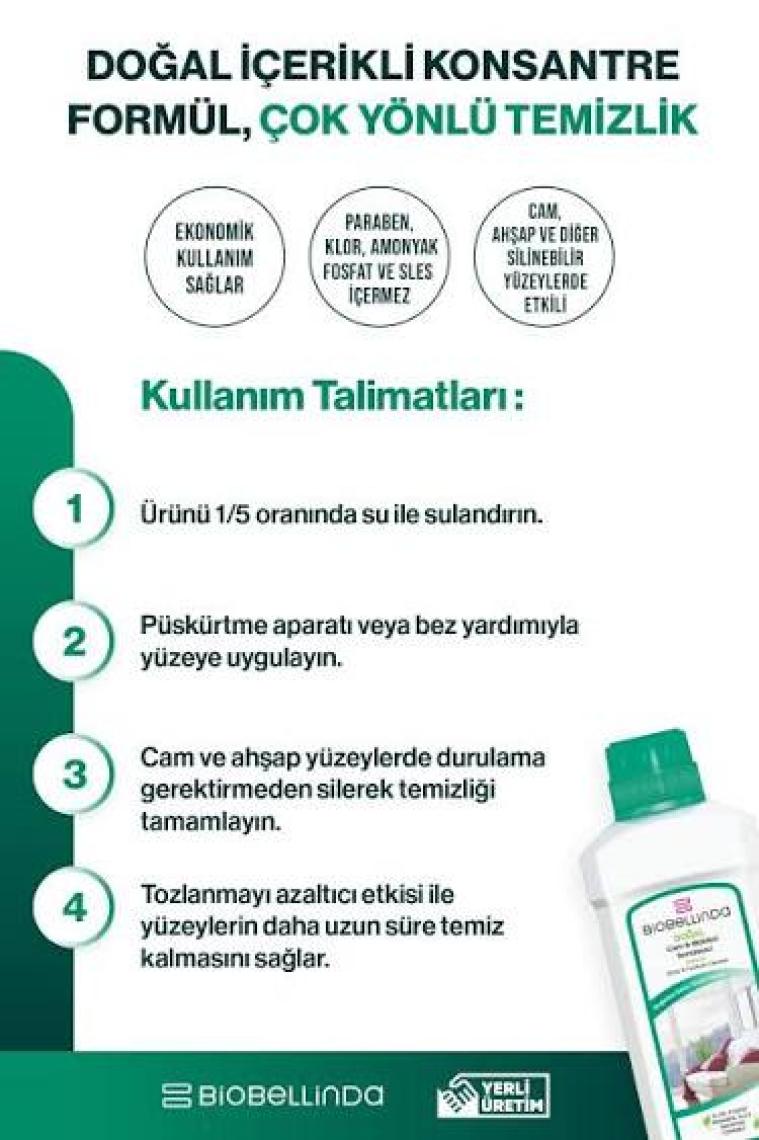 BioBellinda Wc Banyo Temizleyici 1 Lt