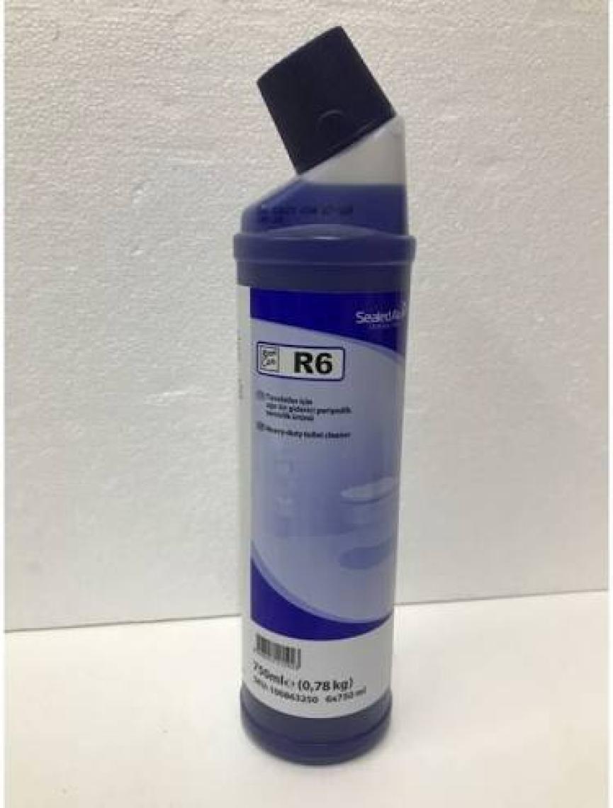 Diversey Taski Room Care R6 Klozet Temizlik Ürünü 0,75 L - Ağır Kirler İçin Etkili ve Ferahlatıcı Koku